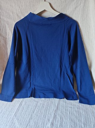 jersey fino Purificación García talla L azul klein