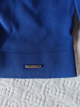jersey fino Purificación García talla L azul klein