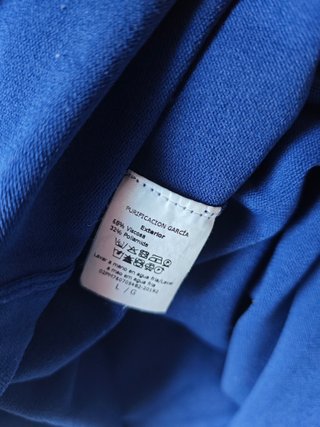 jersey fino Purificación García talla L azul klein