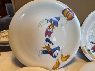 Set 4 Piatti Disney Porcellana