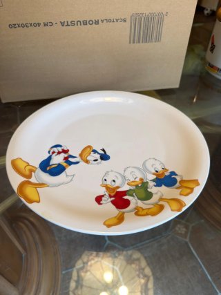 Set 4 Piatti Disney Porcellana