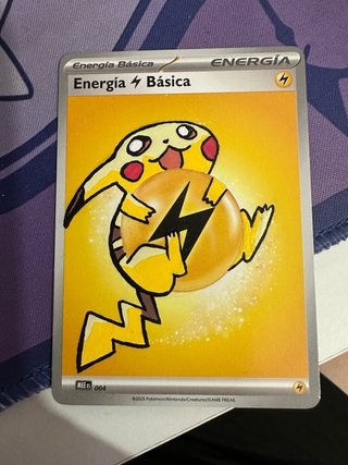Carta Pikachu energía Pokémon custom