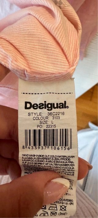 Camisa Rosa Desigual con Bordados Florales