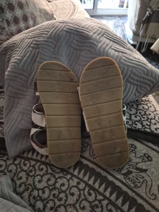 Sandalias de verano con estampado de vaca