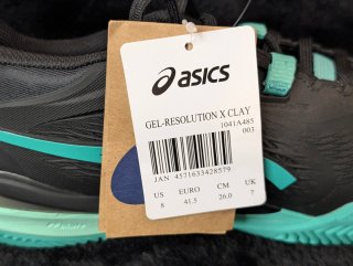 ASICS Bambas Negras y Turquesa
