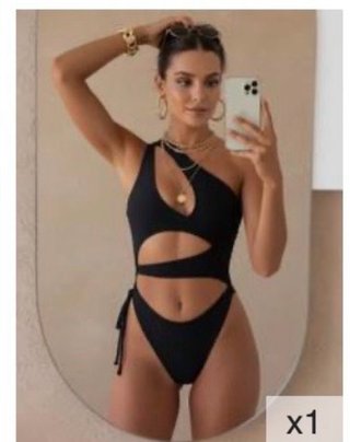 Bañador Shein Negro Talla S NO HAGO ENVIOS