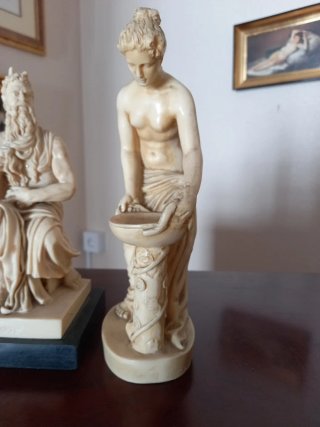 Pareja Figuras Decorativas Antiguas