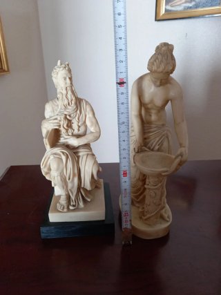 Pareja Figuras Decorativas Antiguas