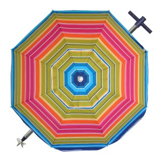 Sombrilla Playa 200 cm 16 Varillas UV con Pincho