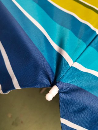 Sombrilla Playa 200 cm 16 Varillas UV con Pincho