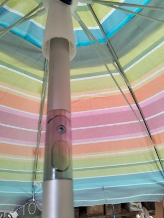 Sombrilla Playa 200 cm 16 Varillas UV con Pincho