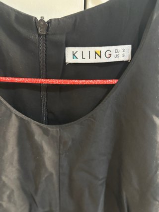 Vestido Kling Negro Talla S