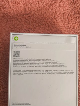 iPhone 17 Pro Max 256GB Naranja