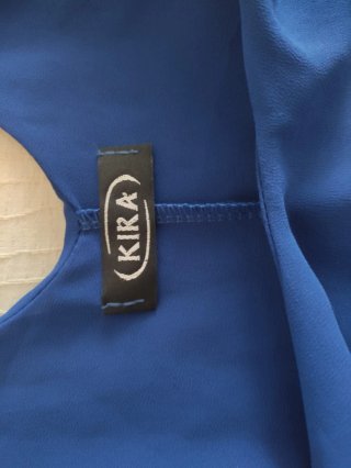 Blusa Kira azul mujer
