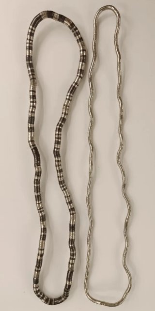 Juego 2 collares de bisutería flexibles