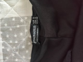 Vestido negro corto tirantes