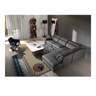 Sofá Chaiselongue Relax Piel Angel Cerdá - nuevo
