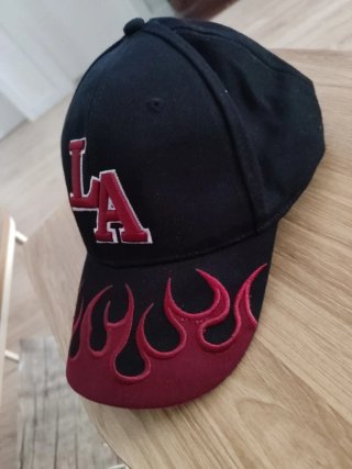 Gorra LA Dodgers Negra y Roja