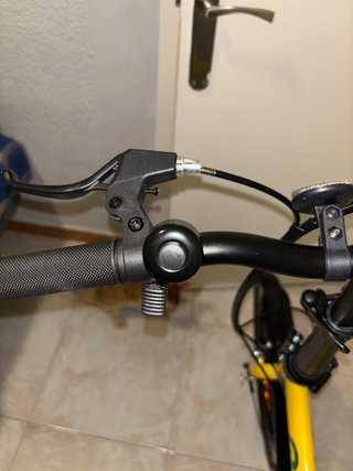 Bicicleta Amarilla Plegable Nueva