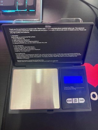 Báscula de precisión 500g