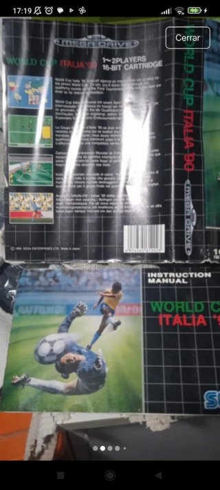 Sega Mega Drive World Cup Italia '90