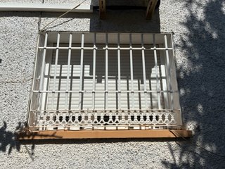 Reja de seguridad para ventana de hierro