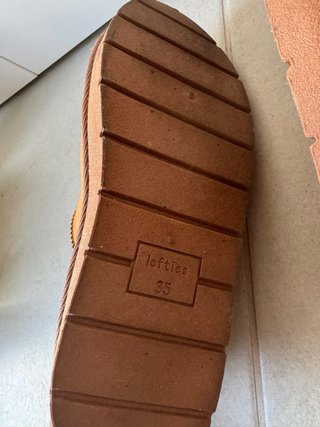 Botas de pelo marrón Talla 35