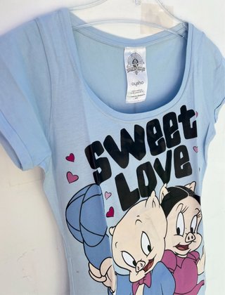 Camiseta Mujer Oysho Sweet Love