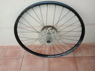 rueda 29 x30 QR10 x135 trasera descenso enduro