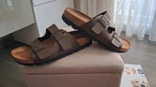 Superga Sandali Marroni Doppia Fibbia Tg 41