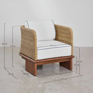 Pack 2 Sillones Ratán Famara SKLUM