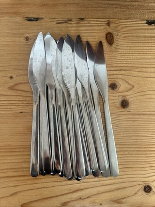 3 Juegos de cubiertos Ikea metal plateado