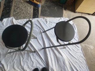 Sillas plegables metálicas