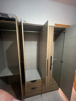 Armario 6 puertas y 2 cajones 162cm