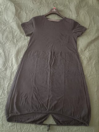 Vestido negro algodón talla XXL