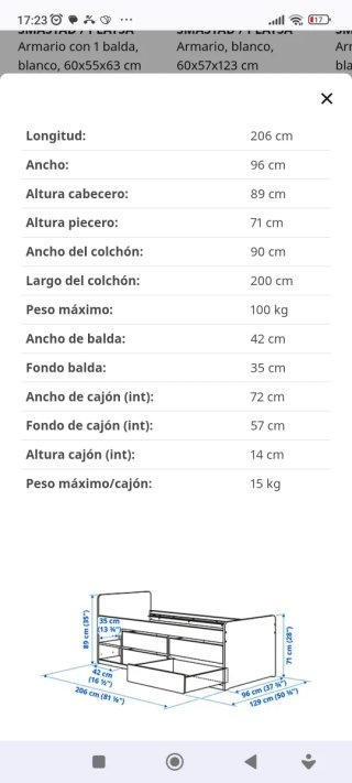 Cama infantil Slakt