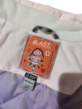 Completo sci bambina AST rosa/lilla
