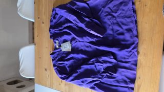 Blusa satinada morada El Corte Inglés Limited Coll