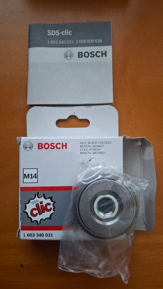 Tuerca liberación rápida Bosch SDS-clic M14