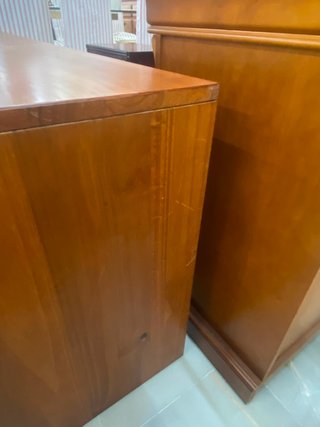 Mueble TV madera 2 puertas y 2 cajones