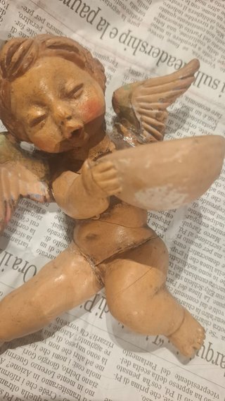 Coppia Putti Alati THUN Vintage porta cero