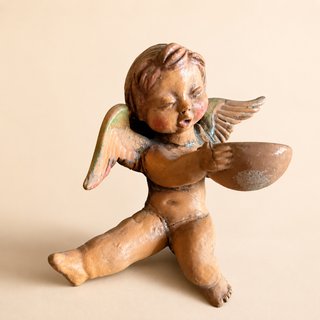 Coppia Putti Alati THUN Vintage porta cero