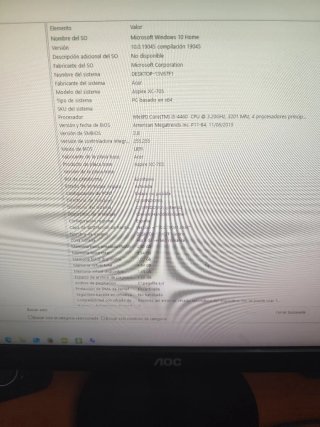 PC Acer Negro
