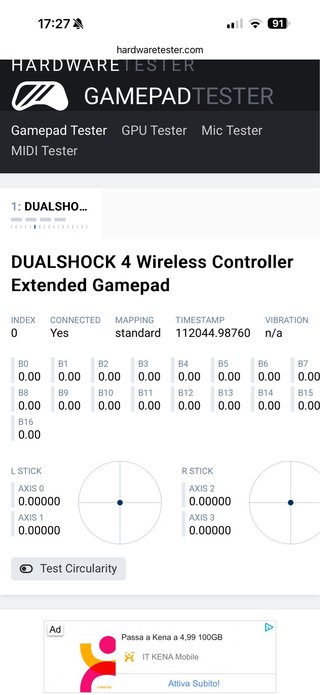 Controller PS4 Joystick Originale Sony