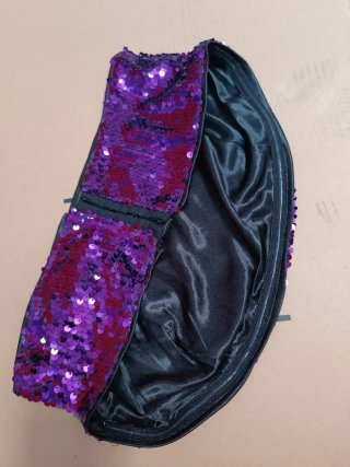 Traje fiesta lentejuelas morado