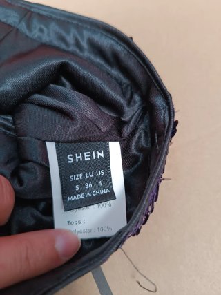 Traje fiesta lentejuelas morado