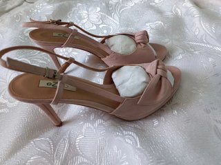 Zapatos de piel auténtica de tacón Ezzio mujer
