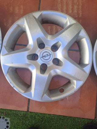 Juego Tapacubos Opel 16 Plata