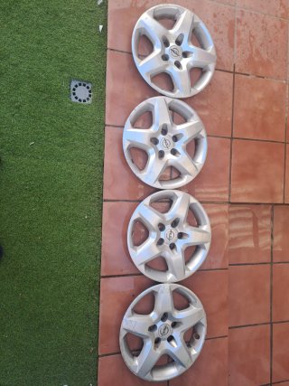 Juego Tapacubos Opel 16 Plata