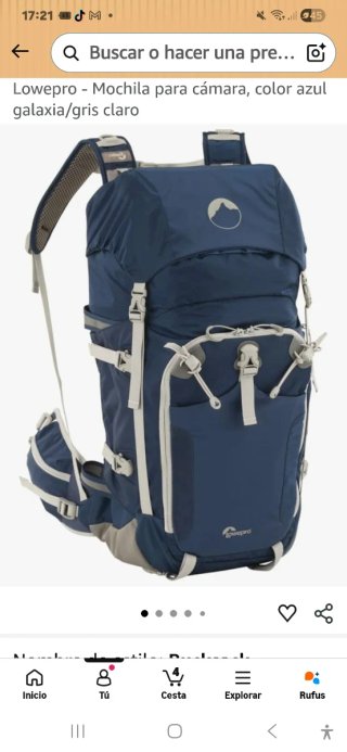 Mochila Lowepro ROWERPRO 35L Fotografía